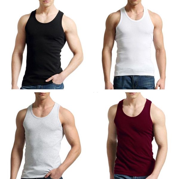 men' tank men fitness cool summer 100% cotton vest male sleeveless gym slim casual undershirt mens gift 1pcs, White;black
men' tank men fitness cool summer 100% cotton vest male sleeveless gym slim casual undershirt mens gift 1pcs, White;black