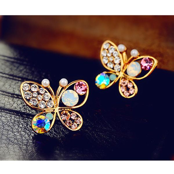creative earrings for women butterfly hollow cystal simulated pearl earring luxury bright colorful fashion stud, Golden;silver
creative earrings for women butterfly hollow cystal simulated pearl earring luxury bright colorful fashion stud, Golden;silver