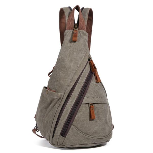men's fashion trend canvas chest bag casual one-shoulder cross-body travel small backpack
men's fashion trend canvas chest bag casual one-shoulder cross-body travel small backpack