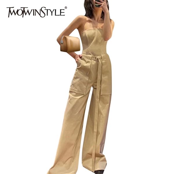 casual loose women jumpsuit slash neck sleeveless backless high waist with sashes full length jumpsuits female 210521, Black;white
casual loose women jumpsuit slash neck sleeveless backless high waist with sashes full length jumpsuits female 210521, Black;white