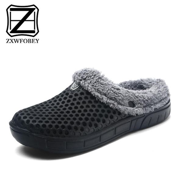 slippers zxwfobey men's women non-slip on garden shoes fur lined slides indoor warm winter water-proof couple slipper, Black
slippers zxwfobey men's women non-slip on garden shoes fur lined slides indoor warm winter water-proof couple slipper, Black