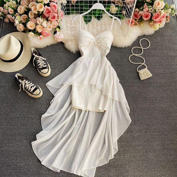 casual dresses women dress 2021 spring summer french elegant gentle temperament female irregular tube sling big swing vestido, Black;gray
casual dresses women dress 2021 spring summer french elegant gentle temperament female irregular tube sling big swing vestido, Black;gray
