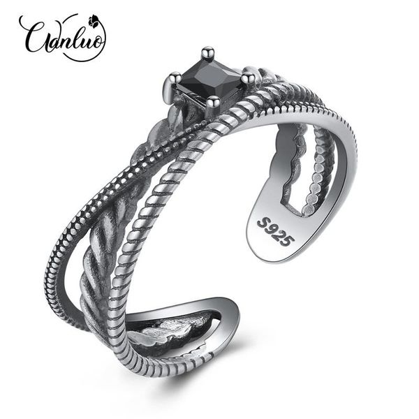 cluster rings wanluo vintage twisted silver 925 sterling hollow design open for women black zircon jewelry anillos para las mujeres 2021, Golden;silver
cluster rings wanluo vintage twisted silver 925 sterling hollow design open for women black zircon jewelry anillos para las mujeres 2021, Golden;silver