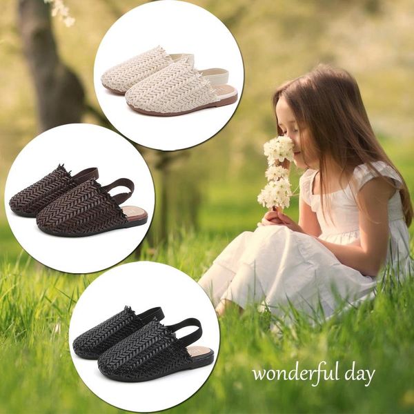 slipper baby girl sandals 2021 children woven toddler infant kids girls boys weave retro single princess shoes, Black;grey
slipper baby girl sandals 2021 children woven toddler infant kids girls boys weave retro single princess shoes, Black;grey