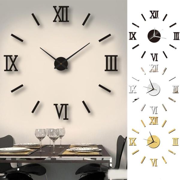 wall clocks diy 3d mirror effect clock acrylic sticker art living room home decor modern design horloge quartz needle watch
wall clocks diy 3d mirror effect clock acrylic sticker art living room home decor modern design horloge quartz needle watch