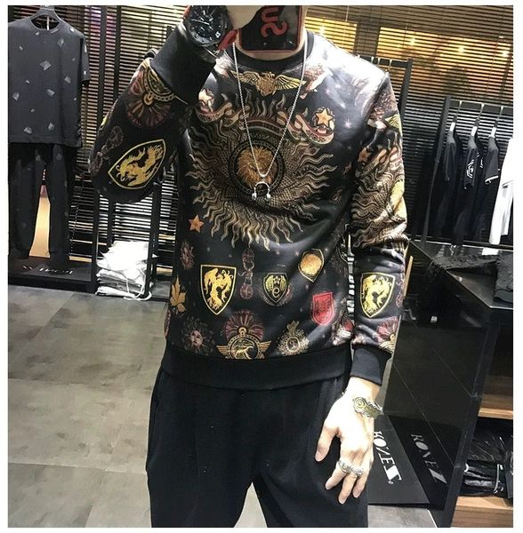 men's hoodies & sweatshirts 2021 male personality with a high-quality -drilling hood hip-hop fashion skinny pullover's street clot, Black
men's hoodies & sweatshirts 2021 male personality with a high-quality -drilling hood hip-hop fashion skinny pullover's street clot, Black