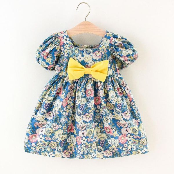 girl's dresses 2021 girls' dress summer children's bubble sleeve bowknot retro style floral princess flower girl 0-6y, Red;yellow
girl's dresses 2021 girls' dress summer children's bubble sleeve bowknot retro style floral princess flower girl 0-6y, Red;yellow