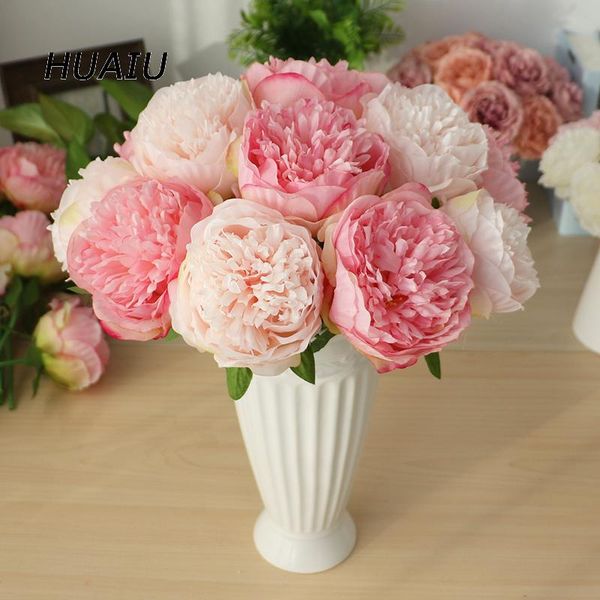 heads /bunch artificial peony flowers bridal bouquet diy silk flower for home wedding decoration decorative & wreaths
heads /bunch artificial peony flowers bridal bouquet diy silk flower for home wedding decoration decorative & wreaths
