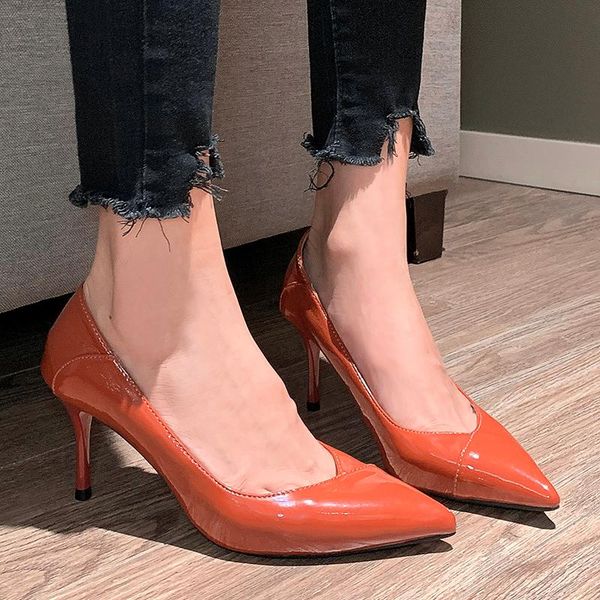 dress shoes rimocy party thin high heels pumps women waterproof leather pointed toe office woman orange black shallow mujer
dress shoes rimocy party thin high heels pumps women waterproof leather pointed toe office woman orange black shallow mujer