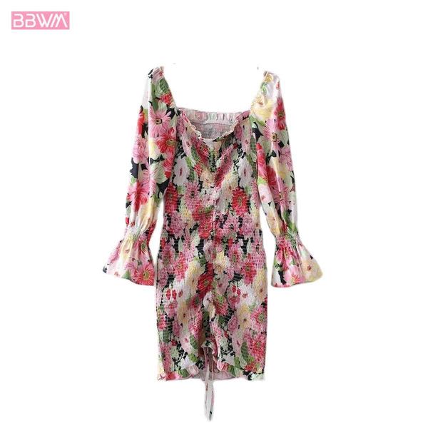 vintage women square collar long sleeve fashion floral women's flared sleeve slim dress waist mini chic female dresses 210507, Black;gray
vintage women square collar long sleeve fashion floral women's flared sleeve slim dress waist mini chic female dresses 210507, Black;gray