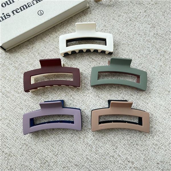 hair clips & barrettes korea colorful acrylic resin claw matte contrast color lacquer frosted rectangular hairpin for women party accessorie, Golden;silver
hair clips & barrettes korea colorful acrylic resin claw matte contrast color lacquer frosted rectangular hairpin for women party accessorie, Golden;silver