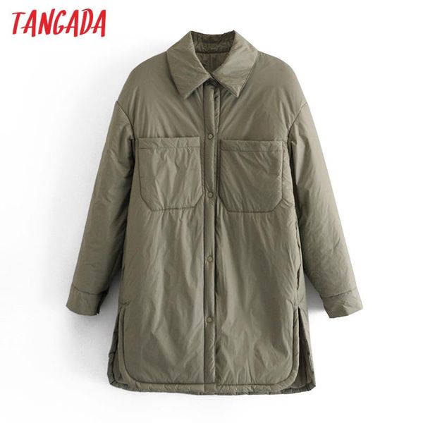 women's jackets tangada 2021 autumn women thin long parkas coats loose buttons sleeves pocket ladies elegant coat qn20, Black;brown
women's jackets tangada 2021 autumn women thin long parkas coats loose buttons sleeves pocket ladies elegant coat qn20, Black;brown