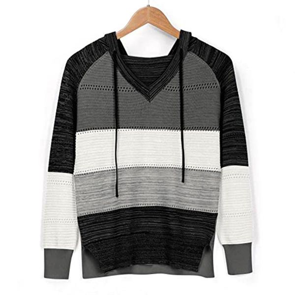 women's sweaters ly sweater for women pullover hoodie ladies casual fashion plus size long sleeve stripe sweatshirts top, White;black
women's sweaters ly sweater for women pullover hoodie ladies casual fashion plus size long sleeve stripe sweatshirts top, White;black