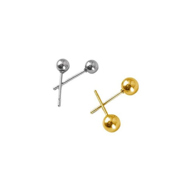 hoop & huggie eruifa 10pcs 314 stainless steel ballstud earring jewelry gold plated unfading diy handmade.nickel,lead hypoallergenic, Golden;silver
hoop & huggie eruifa 10pcs 314 stainless steel ballstud earring jewelry gold plated unfading diy handmade.nickel,lead hypoallergenic, Golden;silver