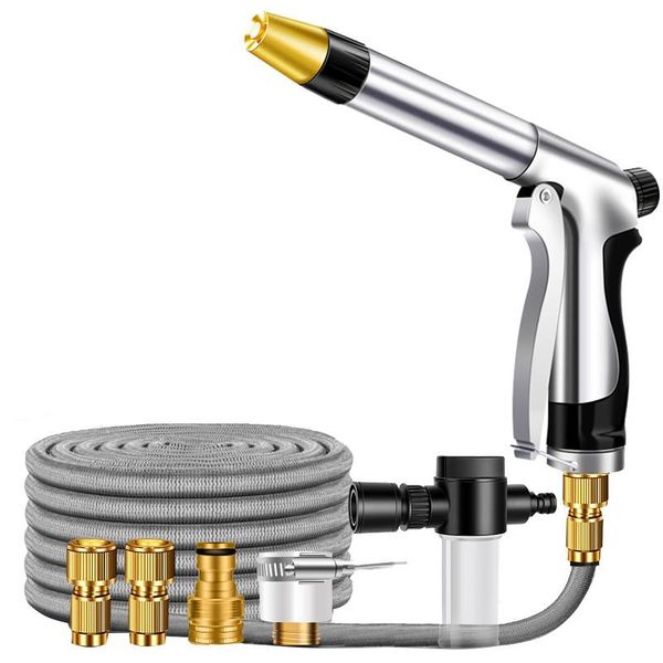 watering equipments retractable garden hose magic flexible pressure car wash foam water gun
watering equipments retractable garden hose magic flexible pressure car wash foam water gun