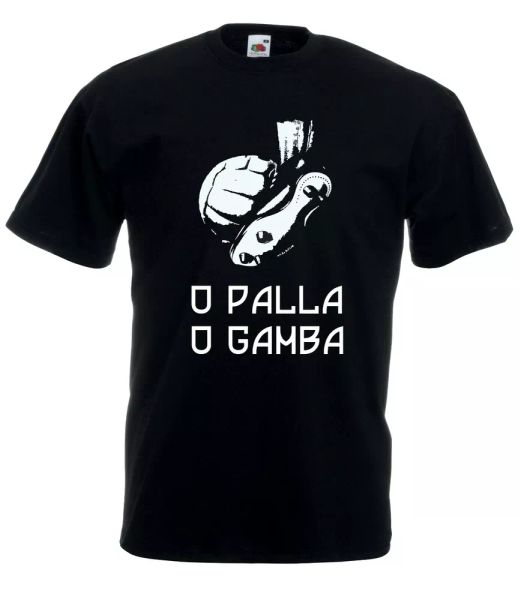 t-shirt j2015 o ball o leg football old manners ultras leg tesa, White;black