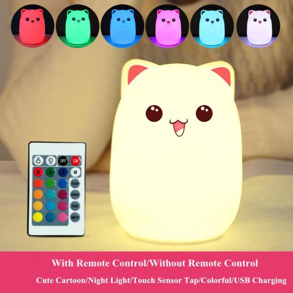 night lights bear led light touch sensor remote control rgb dimmable usb rechargeable cartoon silicone lamp for children kids baby gift
night lights bear led light touch sensor remote control rgb dimmable usb rechargeable cartoon silicone lamp for children kids baby gift
