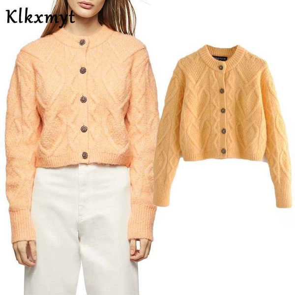 klkxmyt za women fashion diamond buttons eight-strand knitting cardigans sweater female chic long sleeve casual short 210527, White
klkxmyt za women fashion diamond buttons eight-strand knitting cardigans sweater female chic long sleeve casual short 210527, White