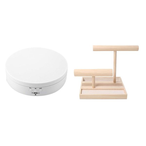 jewelry pouches, bags white rechargeable turntable display stand with solid wood earring holder household storage tray, Pink;blue
jewelry pouches, bags white rechargeable turntable display stand with solid wood earring holder household storage tray, Pink;blue