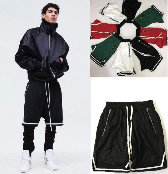 high street fog mesh breathable sportswear versatile loose shorts high street trendy men's shorts, White;black
high street fog mesh breathable sportswear versatile loose shorts high street trendy men's shorts, White;black