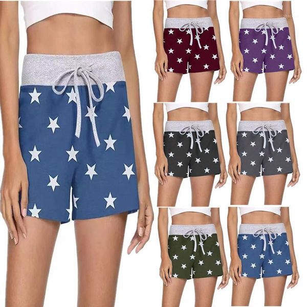 women's shorts fashion summer women print charming casual short feminino workout elastic waist comfy, White;black
women's shorts fashion summer women print charming casual short feminino workout elastic waist comfy, White;black