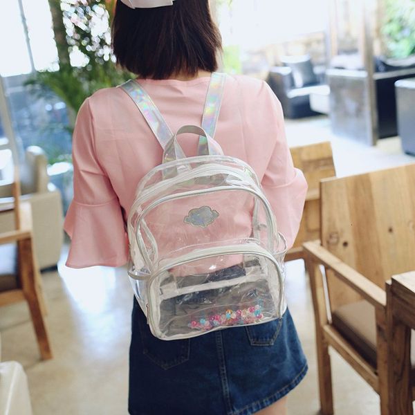 backpack korean summer transparent laser sequins harajuku soft girl schoolgirl mini schoolbag, Black;red
backpack korean summer transparent laser sequins harajuku soft girl schoolgirl mini schoolbag, Black;red