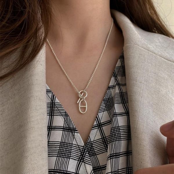 minimalist gold color chain toggle clasp circle necklaces for women 2021 hollow geometric pendant chokers necklace jewelry, Silver
minimalist gold color chain toggle clasp circle necklaces for women 2021 hollow geometric pendant chokers necklace jewelry, Silver