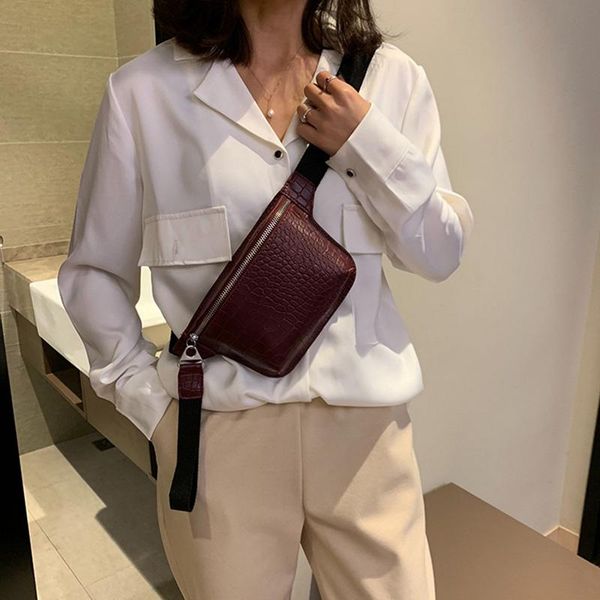 korean fashion waist bag women retro snake skin pattern chest ladies casual pu leather shoulder messenger bags female
korean fashion waist bag women retro snake skin pattern chest ladies casual pu leather shoulder messenger bags female