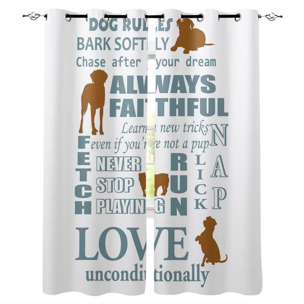 dog rules white bedroom modern window curtain for living room decoration curtains home textile drapes &
dog rules white bedroom modern window curtain for living room decoration curtains home textile drapes &