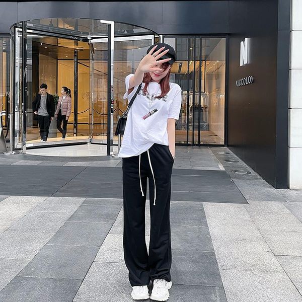 women's pants & capris lindwee autumn and winter high waist straight guard loose thin floor mop sports casual, Black;white
women's pants & capris lindwee autumn and winter high waist straight guard loose thin floor mop sports casual, Black;white