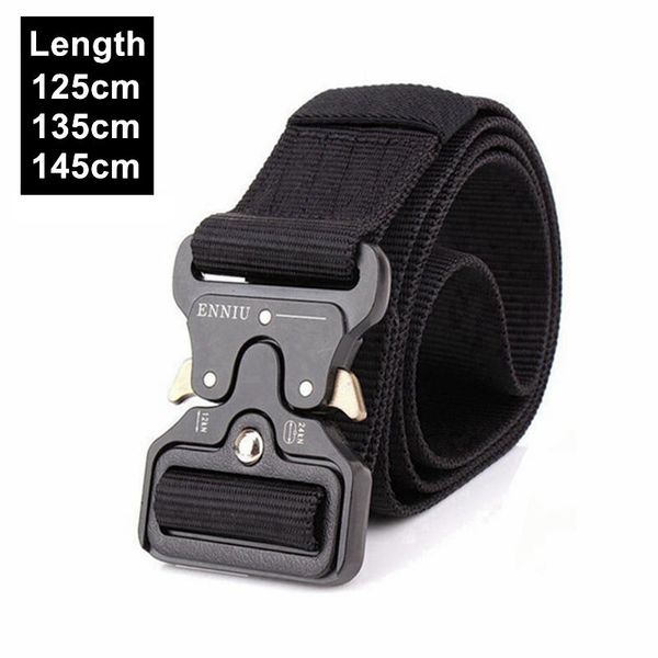 waist support nylon tactical belt army men outdoor training belts black easy unlock metal military buckle, Black;gray
waist support nylon tactical belt army men outdoor training belts black easy unlock metal military buckle, Black;gray