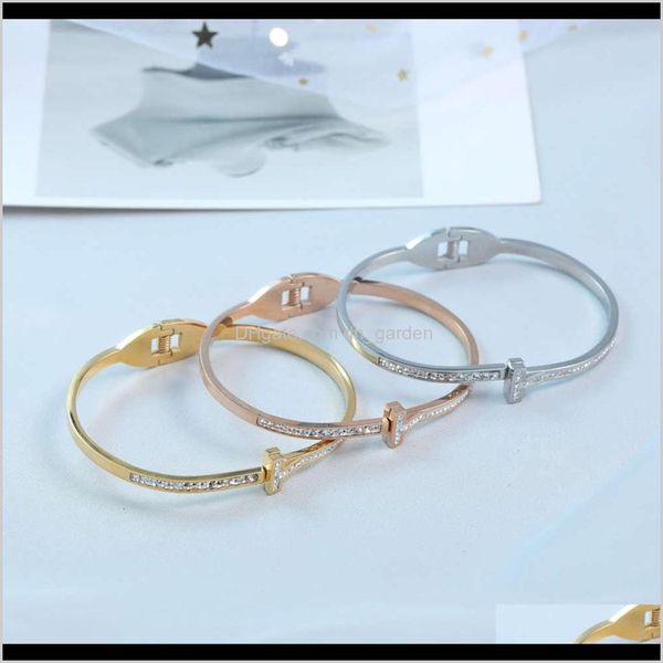 other bracelets drop delivery 2021 net red niche design light luxury inlaid diamond does not fade rose gold titanium steel bracelet womens h, Golden;silver
other bracelets drop delivery 2021 net red niche design light luxury inlaid diamond does not fade rose gold titanium steel bracelet womens h, Golden;silver