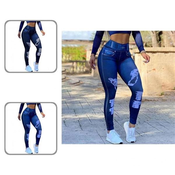 women's pants & capris imitation jeans leggings all match female comfy scratched full length faux denim jeggings for sports, Black;white
women's pants & capris imitation jeans leggings all match female comfy scratched full length faux denim jeggings for sports, Black;white