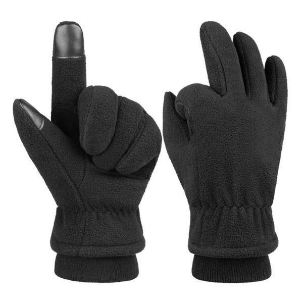 waterproof thermal knit gloves winter warm cycling fluff for touchscreen cold weather windproof anti slip, Black
waterproof thermal knit gloves winter warm cycling fluff for touchscreen cold weather windproof anti slip, Black