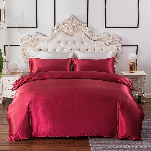 bedding sets emulation silk satin luxury comforter set modern el home textile king twin size bed linen duvet cover
bedding sets emulation silk satin luxury comforter set modern el home textile king twin size bed linen duvet cover