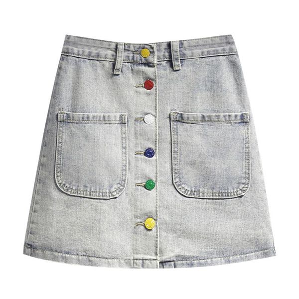 skirts vsue denim mini skirt colorful buttons high street empire sweet blue pocket s0218, Black
skirts vsue denim mini skirt colorful buttons high street empire sweet blue pocket s0218, Black