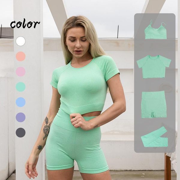 yoga outfit women seamless high waist leggings shorts sports suits set workout sportswear gym fitness short/long sleeve
yoga outfit women seamless high waist leggings shorts sports suits set workout sportswear gym fitness short/long sleeve