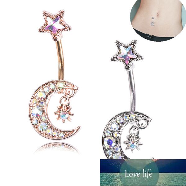 summer bikini belly button rings rainbow moon star cz navel piercing ring in body jewelry earring ombligo nombril factory price expert desig, Silver
summer bikini belly button rings rainbow moon star cz navel piercing ring in body jewelry earring ombligo nombril factory price expert desig, Silver