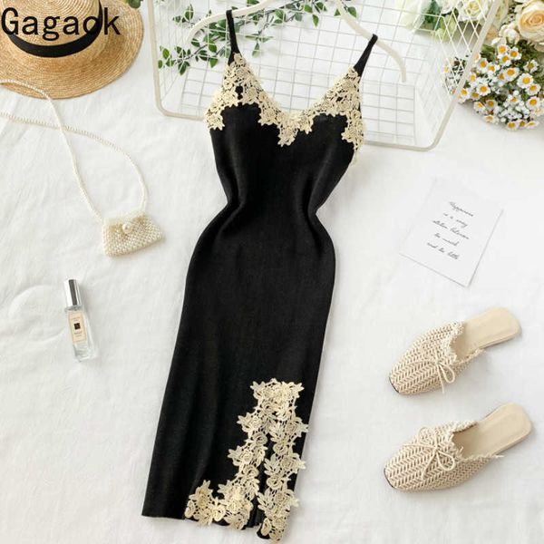 women mini knitted dress spring autumn solid spaghetti strap lace bodycon slim female fashion dresses 210531, Black;gray
women mini knitted dress spring autumn solid spaghetti strap lace bodycon slim female fashion dresses 210531, Black;gray