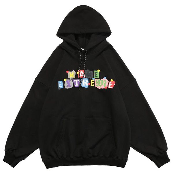 men's hoodies & sweatshirts male casual 100%cotton hiphop pullover mens autumn oversize hoodie loose harajuku letter printed, Black
men's hoodies & sweatshirts male casual 100%cotton hiphop pullover mens autumn oversize hoodie loose harajuku letter printed, Black