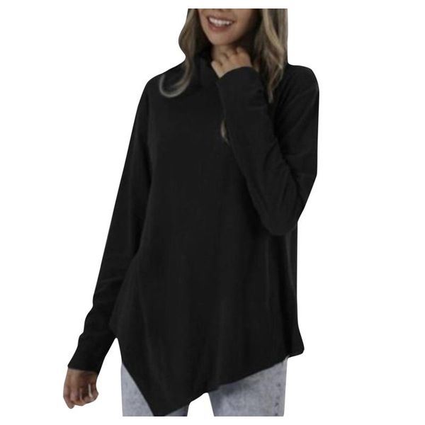 women's blouses & shirts women shirt half high collar twisted solid color autumn casual long sleeve irregular elegant vintage pullover, White
women's blouses & shirts women shirt half high collar twisted solid color autumn casual long sleeve irregular elegant vintage pullover, White