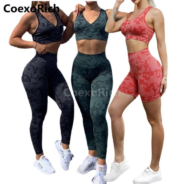 yoga outfit 2021 seamless workout clothes women sport bra suit 2/3/4pcs set camo squat leggings for fitness gym shorts sportswear
yoga outfit 2021 seamless workout clothes women sport bra suit 2/3/4pcs set camo squat leggings for fitness gym shorts sportswear