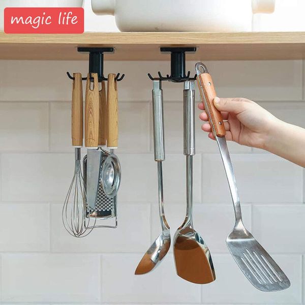 hooks kitchen rack organizer home accessories 360 degrees rotating cabinet hanger utensils for convenience & rails
hooks kitchen rack organizer home accessories 360 degrees rotating cabinet hanger utensils for convenience & rails