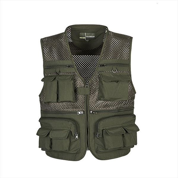 outdoor military tactical vest mens fishing vests quick dry breathable multi pocket mesh jackets pgraphy hiking army green, White;black 
outdoor military tactical vest mens fishing vests quick dry breathable multi pocket mesh jackets pgraphy hiking army green, White;black