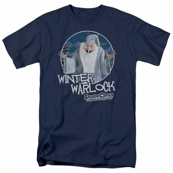 santa claus is comin to town winter warlock t shirt mens licensed movie navy, White;black
santa claus is comin to town winter warlock t shirt mens licensed movie navy, White;black