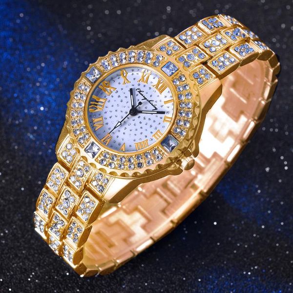 wristwatches women luxury rhinestone rome bracelet watches fashion stainless steel waterproof quartz dress wrist relogio feminino, Slivery;brown
wristwatches women luxury rhinestone rome bracelet watches fashion stainless steel waterproof quartz dress wrist relogio feminino, Slivery;brown