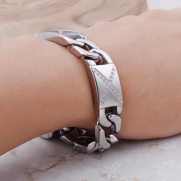 tennis mens boys bling jewelry zircon drill stainless steel casting link chain bracelet silver gifts 8.66'', Golden;silver
tennis mens boys bling jewelry zircon drill stainless steel casting link chain bracelet silver gifts 8.66'', Golden;silver