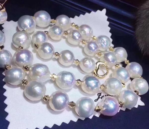chokers habitoo elegant 12-13mm natural freshwater baroque edison round white pearl irregular gold bead choker necklace women jewelry, Golden;silver
chokers habitoo elegant 12-13mm natural freshwater baroque edison round white pearl irregular gold bead choker necklace women jewelry, Golden;silver