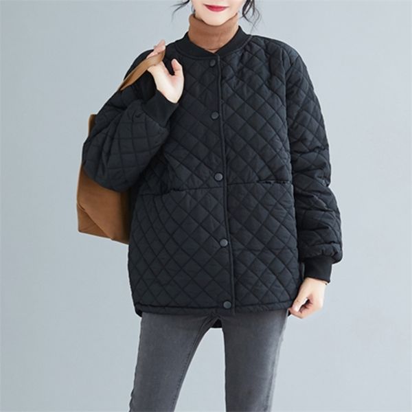 aransue cotton padded coat thickened baseball collar jacket short design outer garment for female autumn winter 211105, Black;brown
aransue cotton padded coat thickened baseball collar jacket short design outer garment for female autumn winter 211105, Black;brown