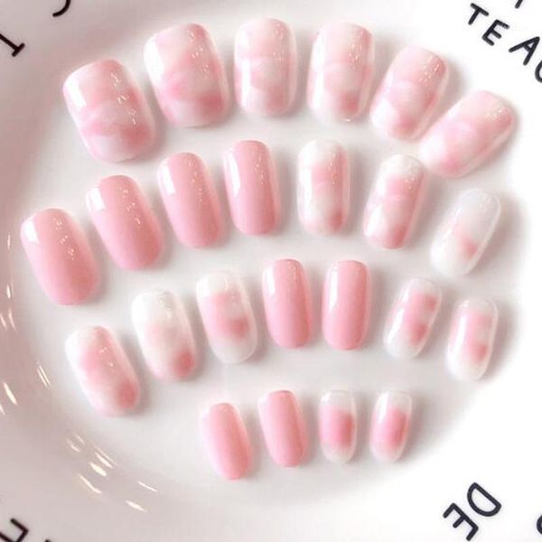 24pcs pink floral false nails art tips with glue nail flat shape full cover manicure fake nail1, Red;gold
24pcs pink floral false nails art tips with glue nail flat shape full cover manicure fake nail1, Red;gold